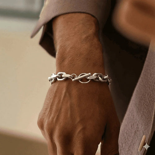 Chain Bracelet 9mm - Stainless Steel, Polished Finish