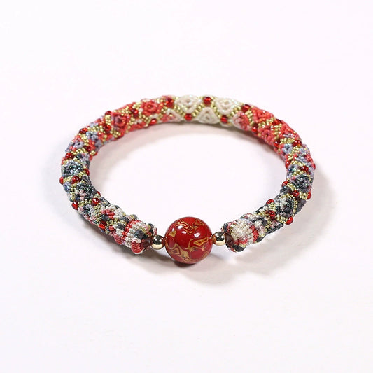 Huiwen Blessing Bracelet – Romantic Art Deco Style