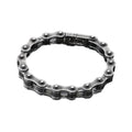 Stainless Steel Bike Chain Bracelet 11mm - Oxidized Black Plated