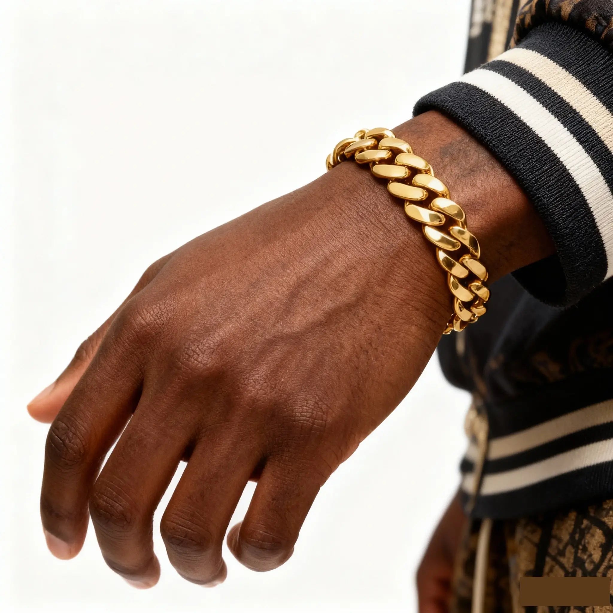 Cuban Link Bracelet – Copper, 18K Gold Plated