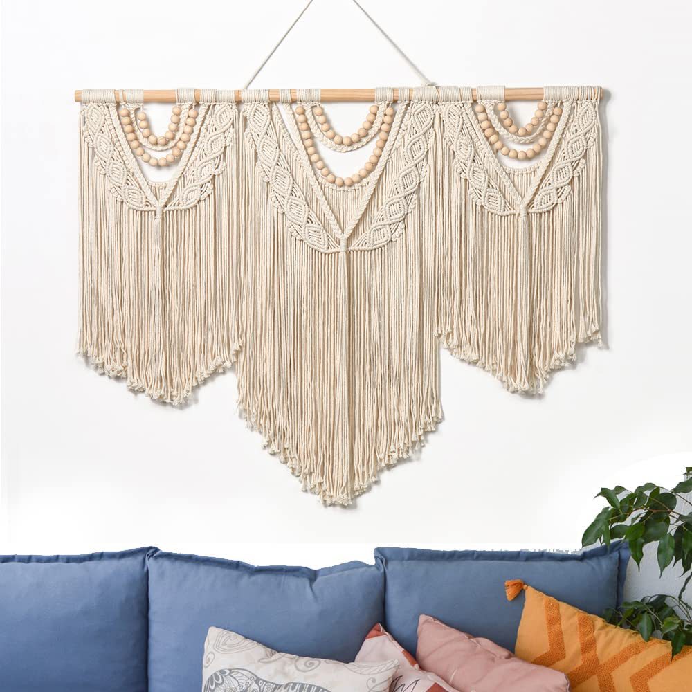Large Tassel Wall Hanging for Living Room Decoration
