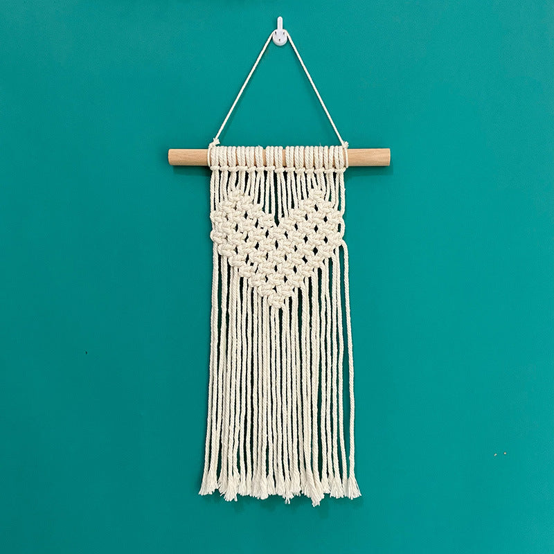 Handwoven Fringe Tapestry