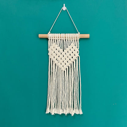 Handwoven Fringe Tapestry