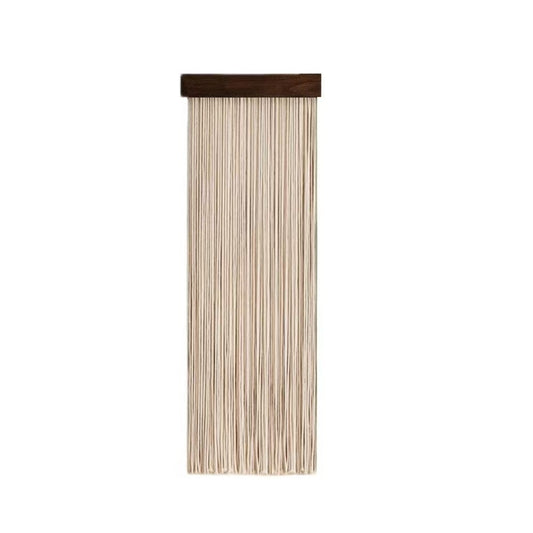 Wooden Board Tassel Wall Decor