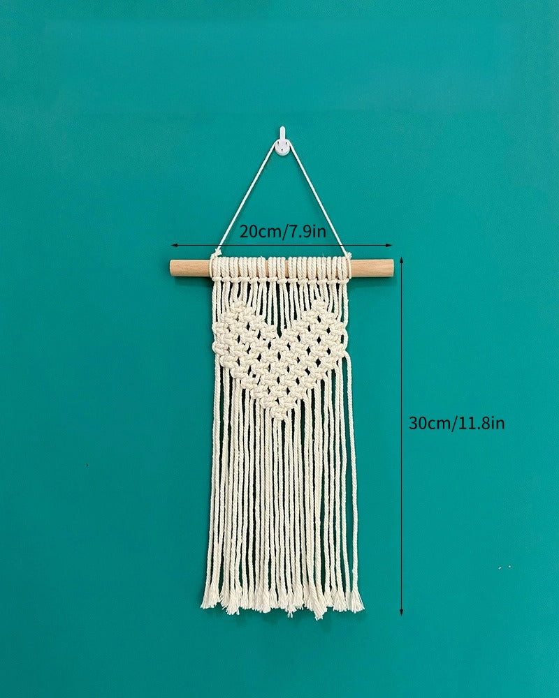 Handwoven Fringe Tapestry