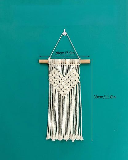 Handwoven Fringe Tapestry