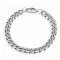 Cuban Link Bracelet – Stainless Steel, Polished Finish